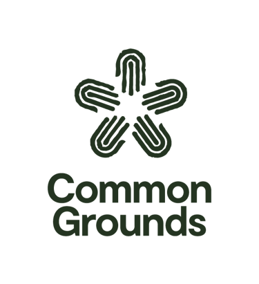 logo common grounds stacked impactgreen@2x